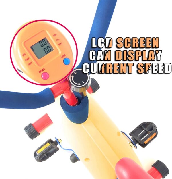 YFJBDKS Fun and Fitness Kids Exercise Bike Stationary Cycle with Digital Display, Perfect for Boys and Girls Ages 3-12, Indoor and Outdoor Workout Equipment - Image 2
