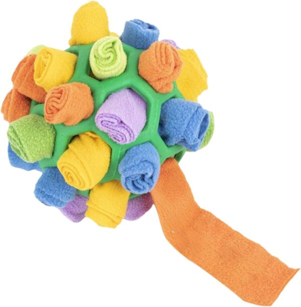 Baoblaze Snuffle Ball Toy Foraging Mat Dog Enrichment Snuffle Puppy Treat Dispenser Slow Feeder Interactive Dog Puzzle Toys for Small, Medium, Large Breeds (Green)
