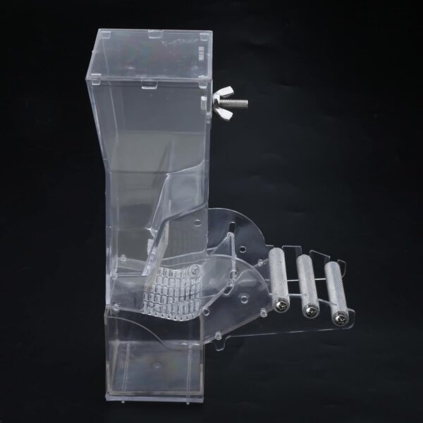 Birds Food Bowl Food Dispenser With Perch For Cage Canary Parakeet Pet Bird Cage Food Feeder For Cage - Image 4