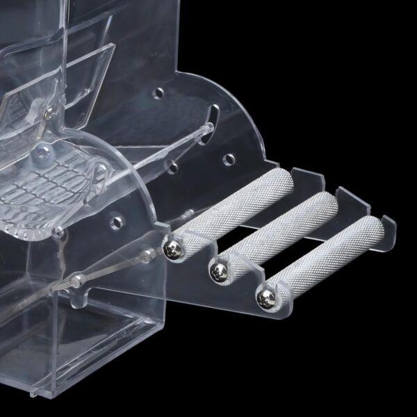 Pet Bird Feeder Bird No-Mess For Parrots Cockatiel Pet Feeding Clear Food Seed Dispenser Container Set - Image 7