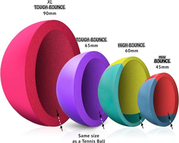 SPORTSPET High Bounce Natural Rubber Dog Balls (6 Pack High Bounce) (60mm) - Image 7