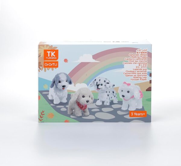 OR OR TU Walking Dog Toys for Kids, Plush Electronic Pets Dog Singing Puppy, Toy Dogs Walk and Bark on a Lead, Interactive Toys Dog for Kids 3 4 5 6 7+ Years Old Girls Boys Gift - Image 9