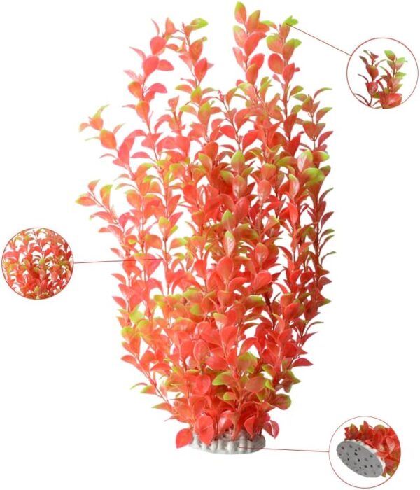 ANMOO Aquarium Plants Fish Tank Artificial Fish Tank Plants For Fish Aquarium Decoration Aquatic Plants Fish Tank Ornament 1PCS - Image 4