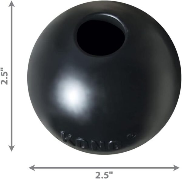 KONG - Extreme Ball - Durable Rubber Dog Toy for Power Chewers, Black - For Small Dogs - Image 4