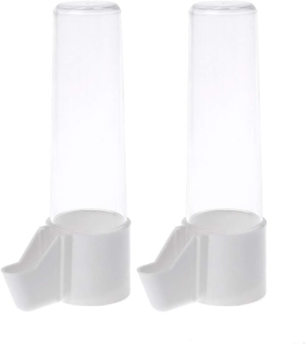 2Pcs Parakeet Water Dispenser Waterer Automatic Feeder For Cage No Spill Food Container For Small Birds - Image 3