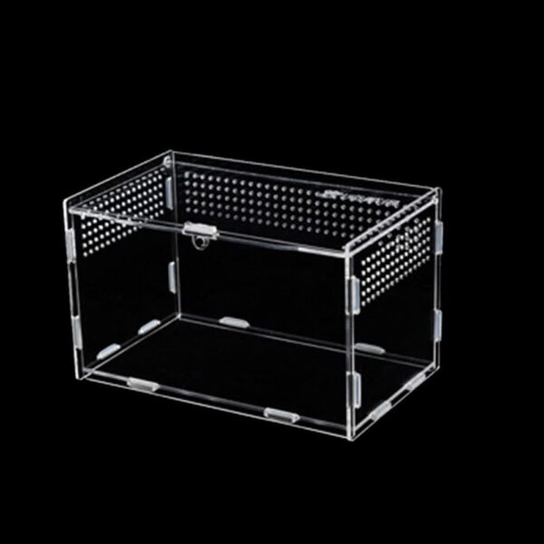Reptile Terrarium - Climbing Pet Breeding Box - Reptile Breeding Enclosure Terrarium Cage for Tarantulas Amphibians Caterpillars Snail Supplies Fowybe - Image 4