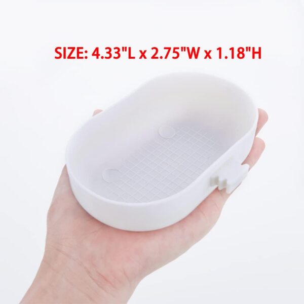 3 Pack Small Bird Plastic Feeder Seed Food Feeding Cup for Bird Parakeet Budgie Cockatiel Lovebird - Image 6