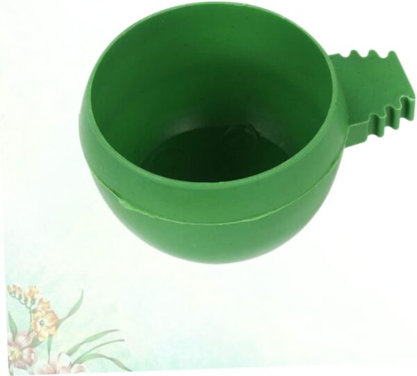 Yardwe 40 Pcs Pigeon Trough Basin Bird Food Bowl Coop Cup Pigeon Feeding Dish Bird Feeding Cups Parrot Feeding Cups Automatic Bird Feeder Pigeon Feeder Hanging Bird Cup Round Water Bowl - Image 9