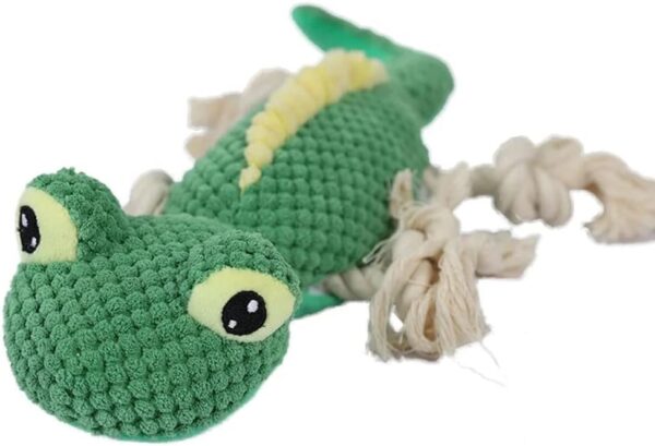 Belcka- Large Plush Dog Toy With Natural Cotton Rope- Interactive Dog Toys for Boredom- Durable Dog Chew Toys for Small, Large, Medium Breeds- Squeaky Dog Toys for Pets- Dog Gifts - Image 6