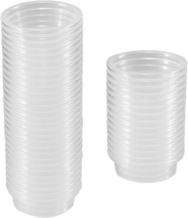 MRTIOO 100 pcs 0.5oz Crested Gecko Food and Water Feeding Cups, Reptile Feeder Bowls, for Lizard and Other Small Pet Ledge Accessories Supplies - Image 6