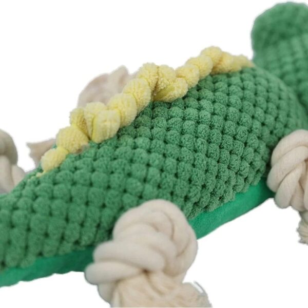 Belcka- Large Plush Dog Toy With Natural Cotton Rope- Interactive Dog Toys for Boredom- Durable Dog Chew Toys for Small, Large, Medium Breeds- Squeaky Dog Toys for Pets- Dog Gifts - Image 7
