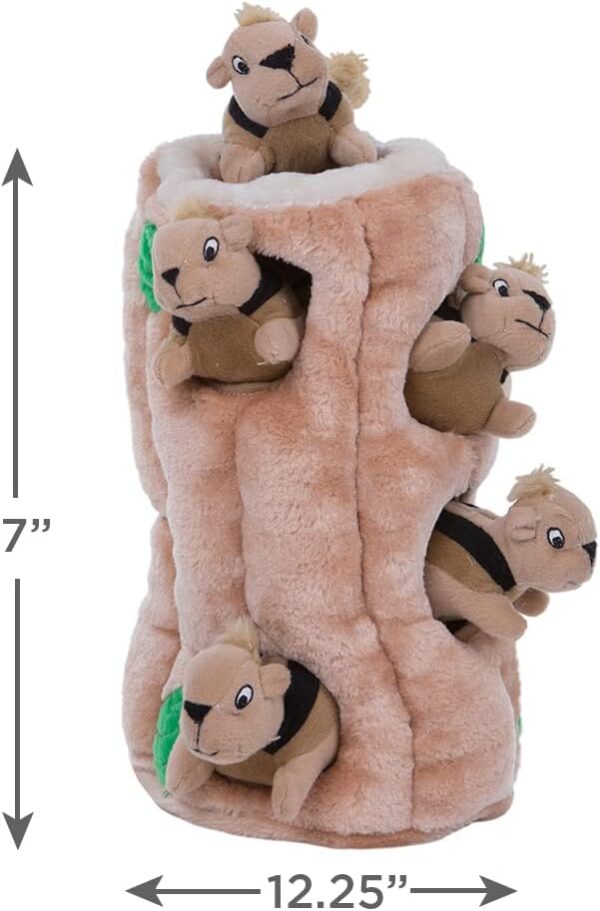 Outward Hound Hide A Squirrel Plush Dog Toy Puzzle, XL - Image 4