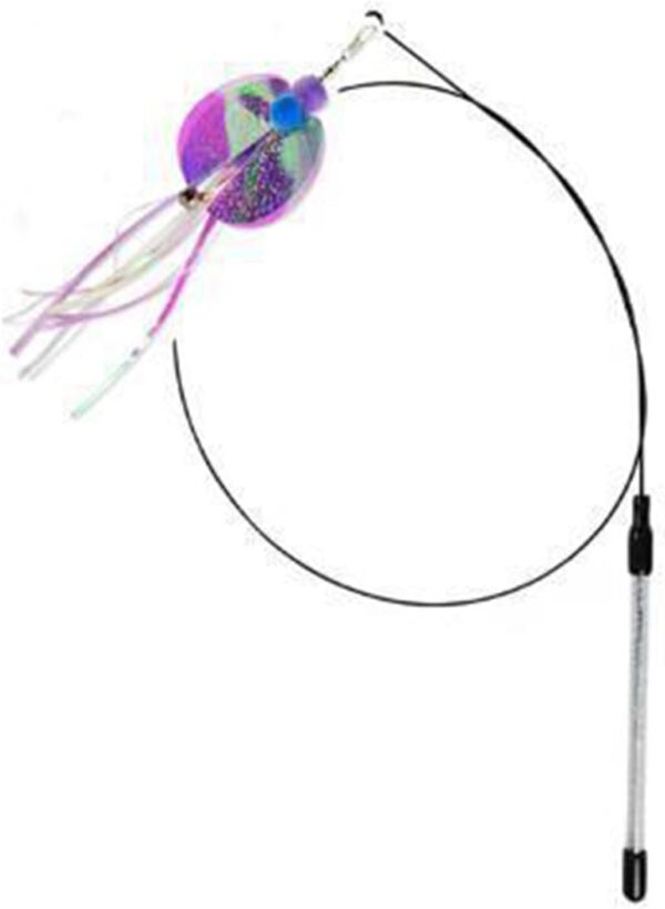 YAPAILANG 4pcs Cat Toy Accessories With Tassels Replacement Heads Wand Refills Cat Toy Attachments Shape Wand Refills - Image 3