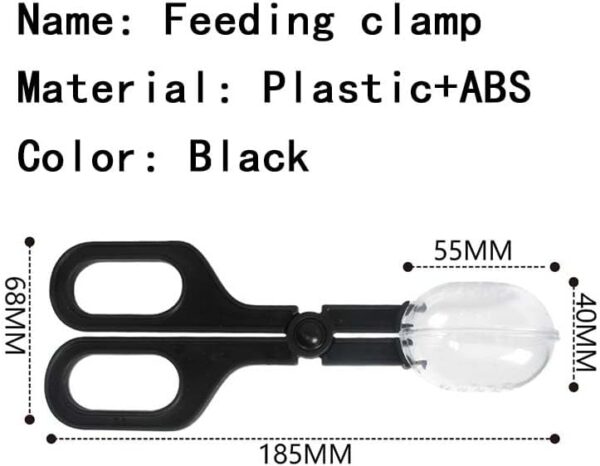 Reptile Feeding Tongs Cleaning Supplies Scooper Cricket Clamp Bug Scooper for Reptile Hedgehog Hamsters Guinea Pig Lizard Spider Bearded Dragon - Image 6