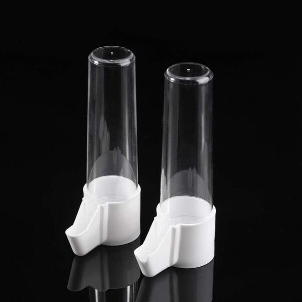 2Pcs Parakeet Water Dispenser Waterer Automatic Feeder For Cage No Spill Food Container For Small Birds - Image 7