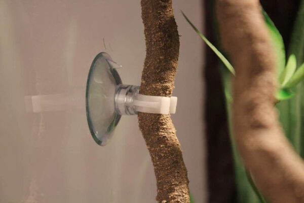 PINVNBY Bearded Dragon Hammock Reptile Leaves Lizard Tank Habitat Decor Accessories Artificial Climbing Vines With suction cups for Chameleon Gecko Snakes - Image 4