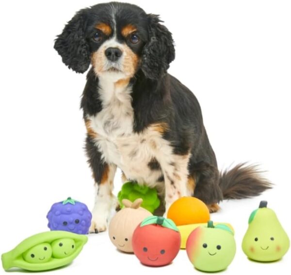 Petface Latex Pea Pod Soft Chew Dog Toy, Small - Image 3