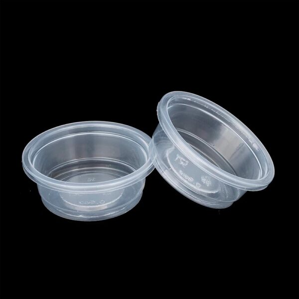 MRTIOO 100 pcs 0.5oz Crested Gecko Food and Water Feeding Cups, Reptile Feeder Bowls, for Lizard and Other Small Pet Ledge Accessories Supplies - Image 2