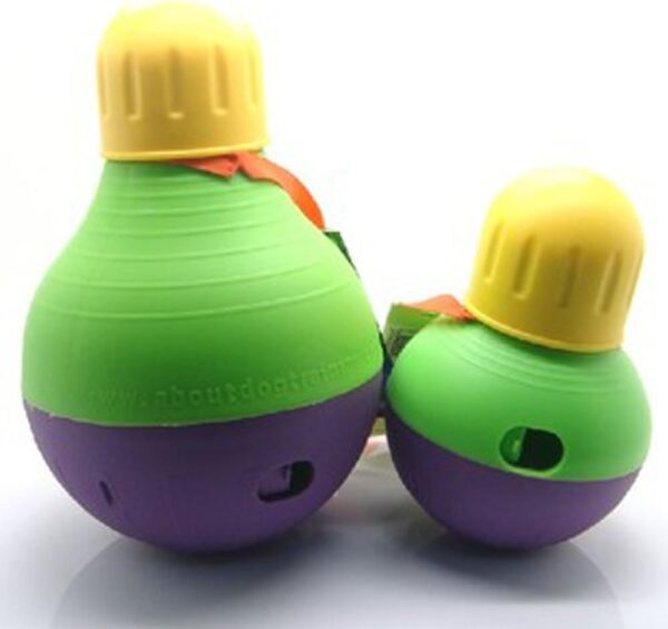 HiCollections Starmark Small Bob-a-Lot Interactive Dog Toy - A Fun and Interesting Way of Feeding Dogs - Image 2