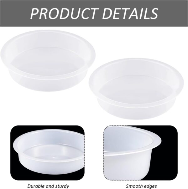 4-Piece Feeding Station Bird Water Bowl, 1-Piece Bird Feeding Spoon, Plastic Bird Feeder, Hanging Mealworm Feeder, Plastic Feeding Bowl, Suitable for Feeding Bird Food, Dried Mealworms, Etc. - Image 3