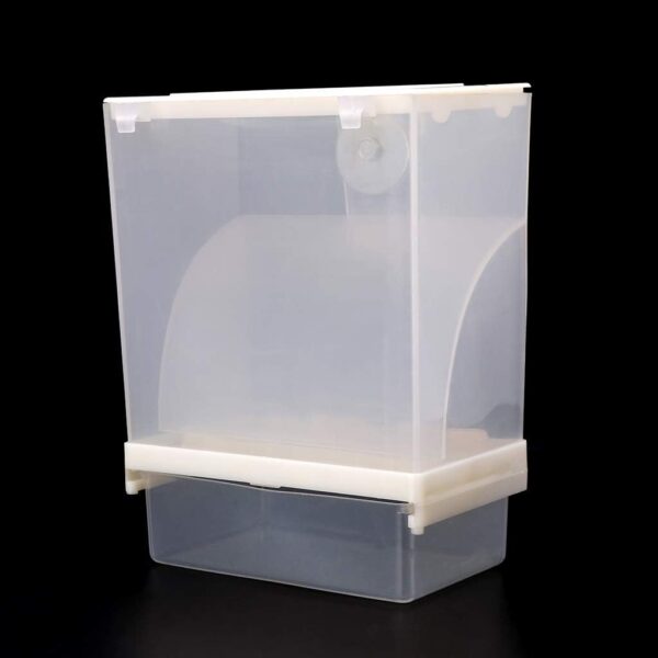 Hanging Bird Feeders for Cage Automatic Food Dispenser Acrylic Food Container for Cockatiel Conure - Image 3