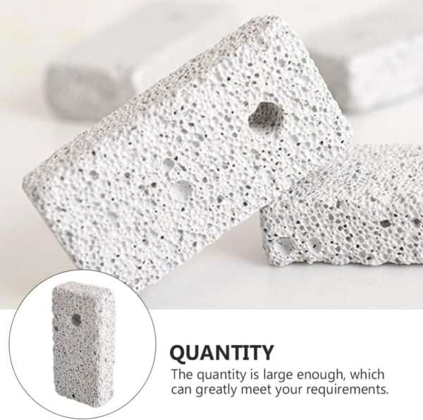 VILLCASE Hamster Teeth Grinding Stones, Natural Volcano Stones Rat Chew Toy, Small Animal Molar Stones Mineral Pumice Chewing Toys for Guinea Pig Rabbit Chinchilla Little Pet (Light Grey, 12 Pack) - Image 2