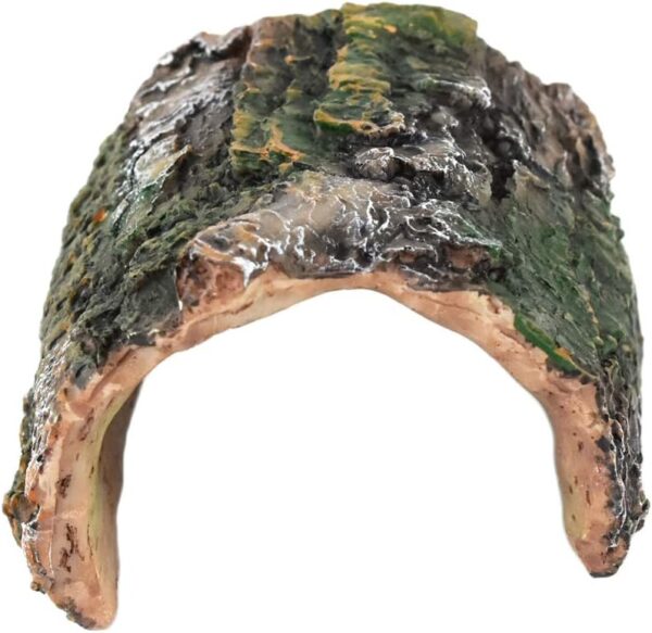 OMEM Reptile Hideout Box,Spider,Scorpion Reptile Hides and Caves Habitat Decor,Imitation Bark Resin Hidden Nest Tortoise Supplies - Image 4