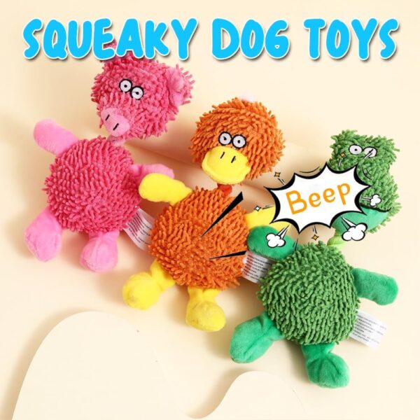 Speedy Panther Plush Puppy Dog Toy, Dog Toys for Small Dogs, Duck Puppy Toys From 8 Weeks, Plush Dog Toys for Small Medium Dogs - Image 4