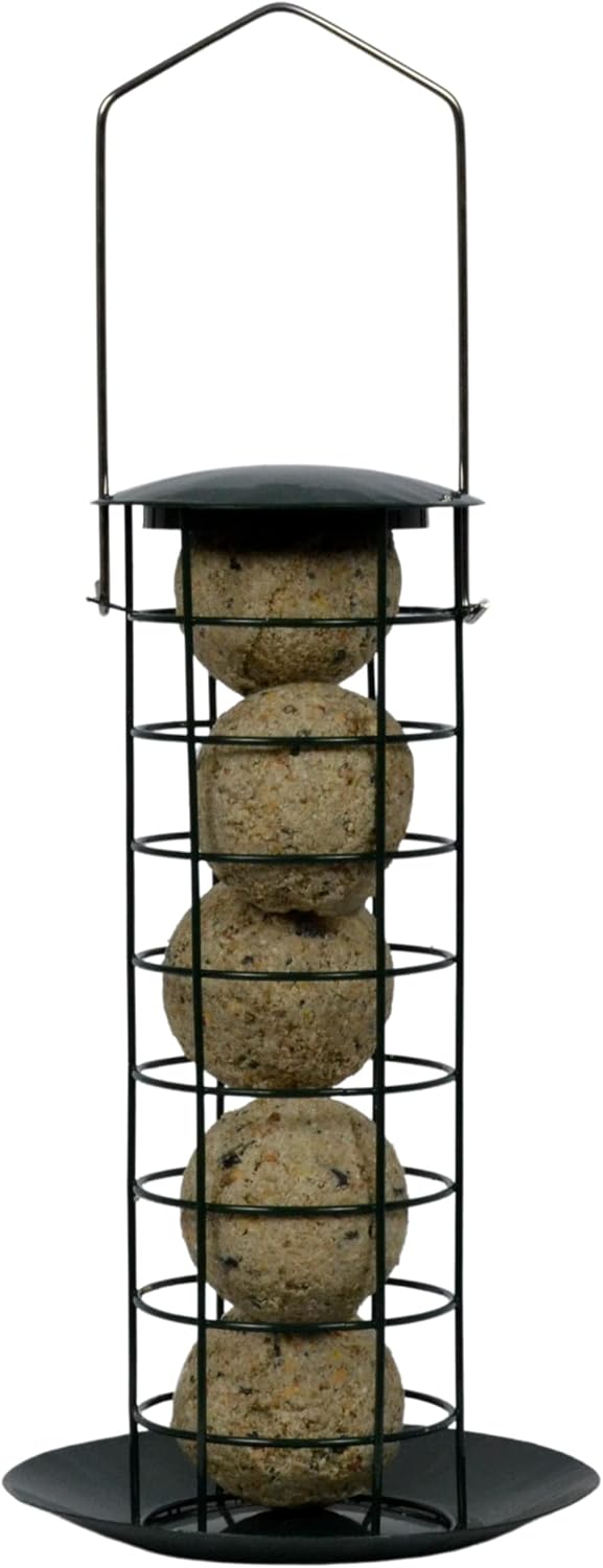 Supa Fat Ball Feeder & Tray Is Designed To Hold Both Netted And Un-netted Fat Balls. The Tray Acts Both As A Feeding Station & Also Stops Food From Falling On To The Ground Thus Discourages Vermin. - Image 2