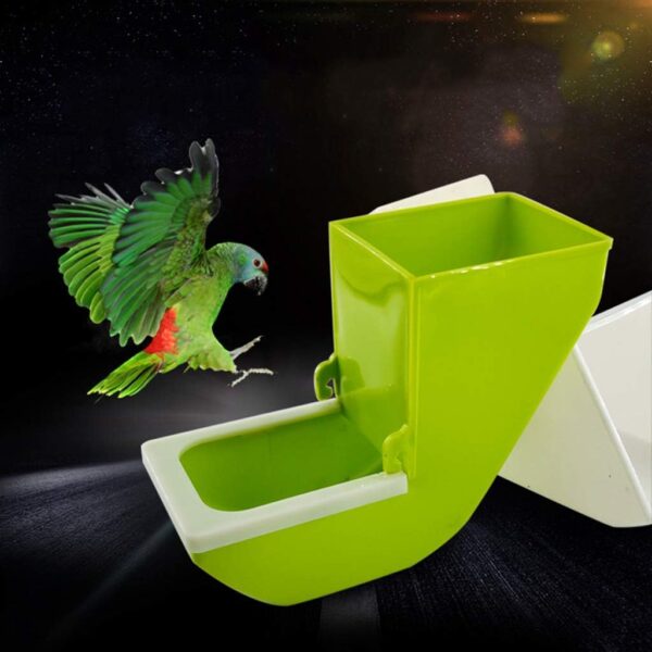 Birds Food Bowl Food Dispenser for Cage Canary Parakeet Pet Bird Cage Food Feeder for Cage Feeding Device - Image 3