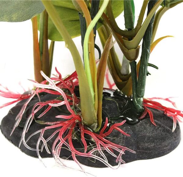 ANCLLO Aquarium Plastic Plant, Artificial Plant Lifelike Water Grass Decoration for fish tank - Image 7