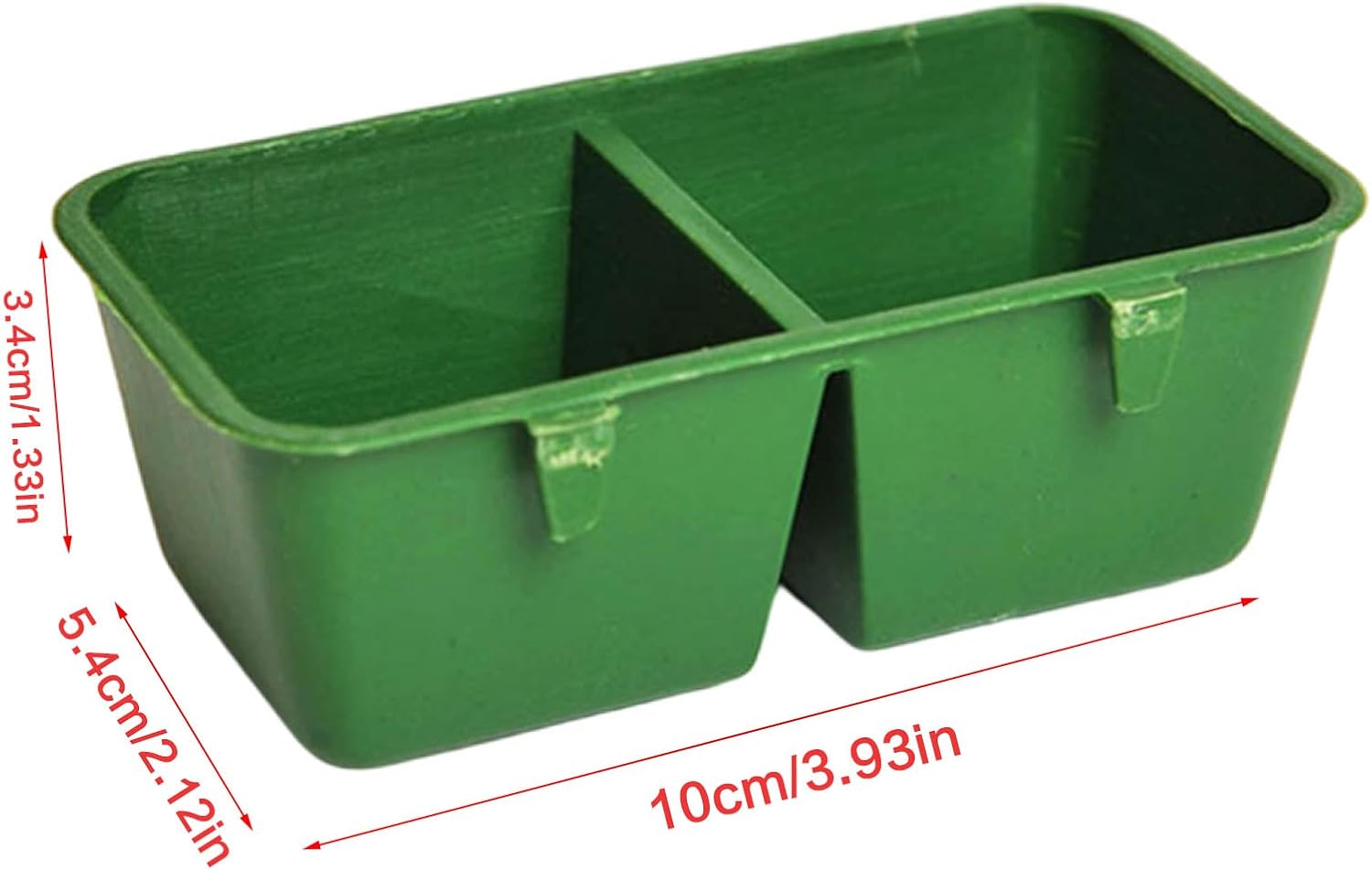 For Pigeon Water Cup Hanging Feeding Bowl Conjoined 2 Cups Design For Chicken Quail Bird Water Food Feeder For C Bird Feeder Cup For Cage - Image 3