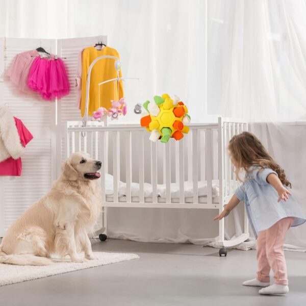 Snuffle Mat for Dogs,Interactive Dog Toys Ball,Dog Puzzle Toy,Dog Feeding Mats,Foraging Mat,Snuffle Ball for Dogs Sniffing Mat,Natural Foraging Skill,Dog Stimulation Toys for Small Medium Dog Pets - Image 7
