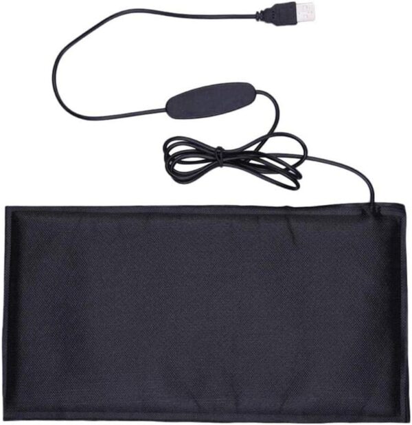 NEKOSUKI Reptile Heating Mat, 11x6 inch USB Waterproof Reptile Heat Pad Under Terrarium with 3 Levels Temperature Control, Japanese Carbon Fiber Heat Mat for Turtle, Tortoise, Snakes, Lizard, Gecko - Image 7