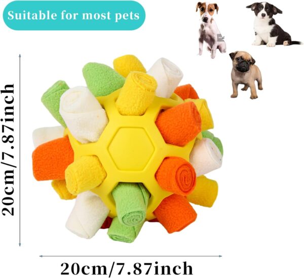 Snuffle Mat for Dogs,Interactive Dog Toys Ball,Dog Puzzle Toy,Dog Feeding Mats,Foraging Mat,Snuffle Ball for Dogs Sniffing Mat,Natural Foraging Skill,Dog Stimulation Toys for Small Medium Dog Pets - Image 2