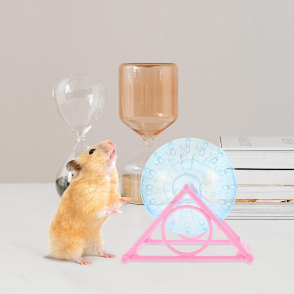 Guinea Pig Ball Dwarf Hamster Ball Hamster Ball Clear Plastic Sport Ball for Hamster Running Exercise Ball with Stand Small Pet Rodent Guinea Pig Mice Gerbil Jogging Ball Toy 12cm - Image 7