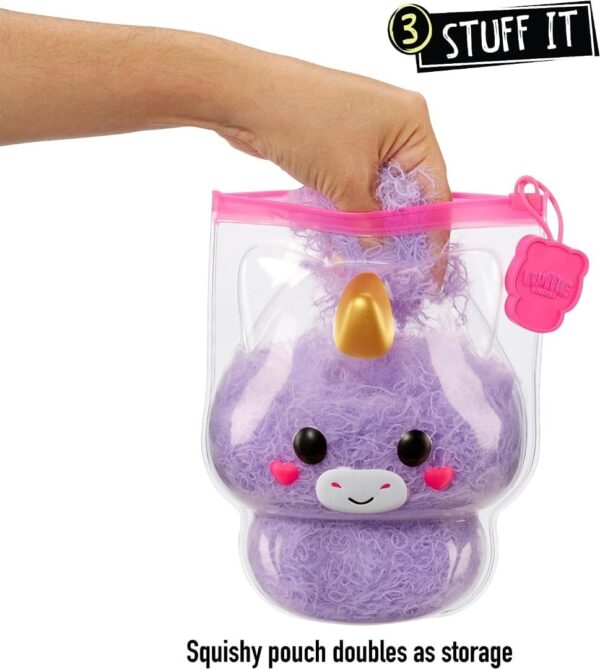 Fluffie Stuffiez Small Collectible Plush - UNICORN - Suprise Reveal Unboxing with ASMR Fidget DIY Fur Pulling, Ultrasoft Fluff - Great for Kids Ages 4+ - Image 5