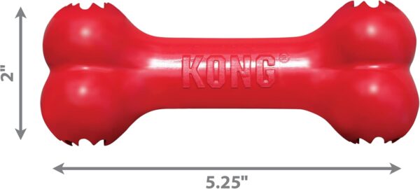 KONG Goodie Bone Dog Toy, Small, Red - Image 3