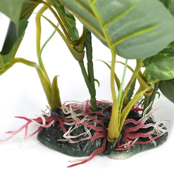 ANCLLO Aquarium Plastic Plant, Artificial Plant Lifelike Water Grass Decoration for fish tank - Image 6