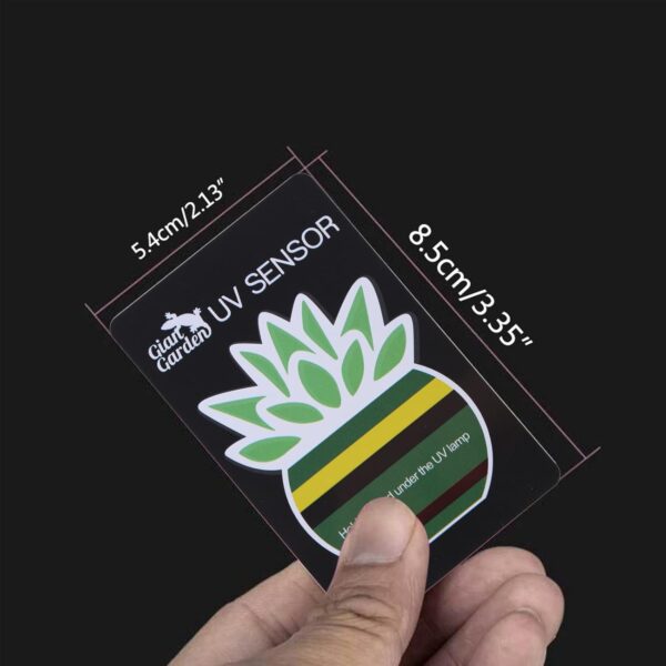 antianzhizhuang 2 Pcs/set UVB Test Card Reptiles Terrarium UV Light Lamp Life Effective Tests PVC Paper Pet Supplies Uvb Test Cards - Image 2