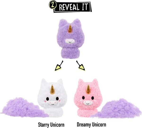 Fluffie Stuffiez Small Collectible Plush - UNICORN - Suprise Reveal Unboxing with ASMR Fidget DIY Fur Pulling, Ultrasoft Fluff - Great for Kids Ages 4+ - Image 4