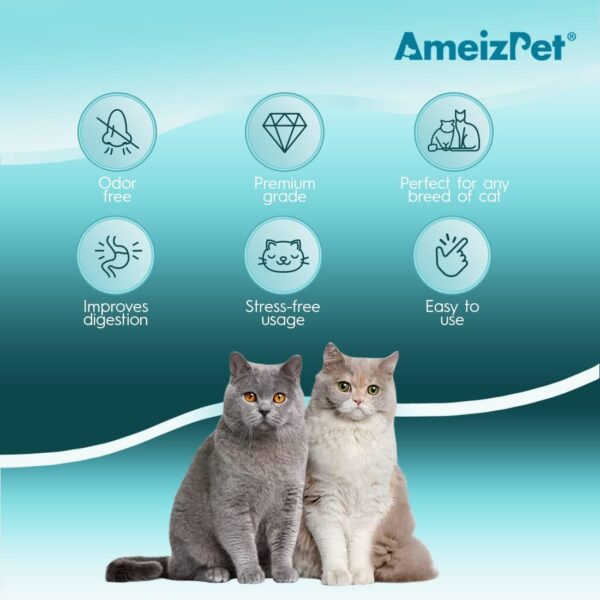 AmeizPet Catnip Sticks For Cats, Cat Dental Chew Sticks - Natural Matatabi Cat Dental Care, Silvervine Cat Teeth Cleaning Dental Sticks 6 Pcs - Image 5
