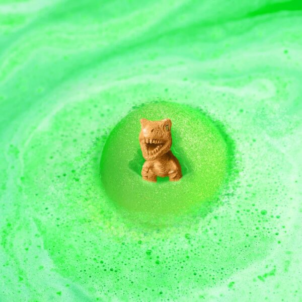 Zimpli Kids Large Dino Surprise Bath Bomb, 6 Surprise Dinosaur Toys to Collect in Total, One Per Bath Bomb, Children's Fizzing Toy, Birthday Gift for Boys & Girls, Stocking Filler Present - Image 3