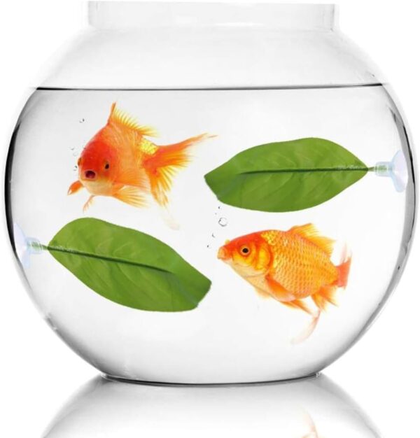 2 Pieces Betta Bed Leaf Hammock for Betta Fish, Floating Betta Bed Leaf Hammock, Aquariums Artificial Betta Hammock, Leaf Hammock for Fish, Fish Rest Plant Leaf Bed, Resting Spot for Betta Fish - Image 7