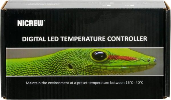 NICREW Digital LED Heating and Cooling Temperature Controller, Reptile Thermostat for Snake, Lizard, Tortoise, Vivarium and Other Reptiles, 1100W 220V - Image 12