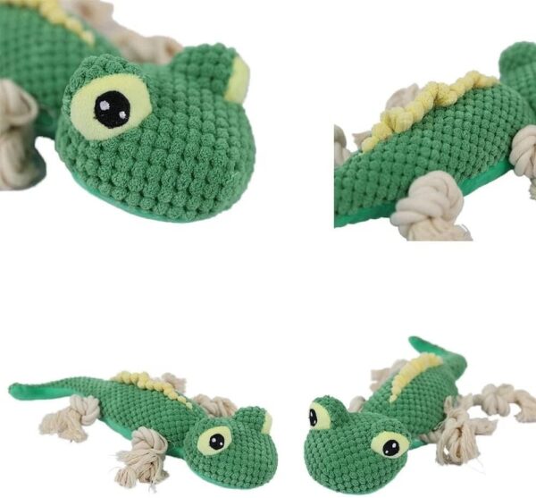 Belcka- Large Plush Dog Toy With Natural Cotton Rope- Interactive Dog Toys for Boredom- Durable Dog Chew Toys for Small, Large, Medium Breeds- Squeaky Dog Toys for Pets- Dog Gifts - Image 8