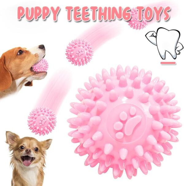 6Pcs Dog Toys for Small Dogs, Puppy Teething Chew Toys, Dog Toys for Boredom, Squeaky Plush Dog Toys Set for Small Medium Dogs - Image 4