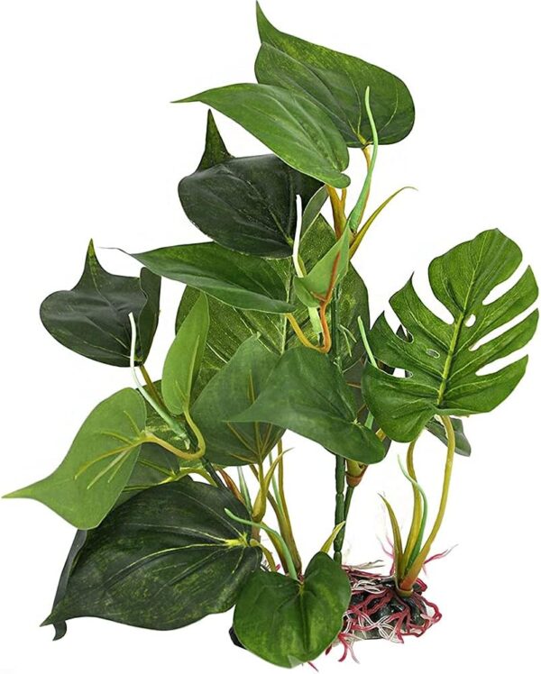 ANCLLO Aquarium Plastic Plant, Artificial Plant Lifelike Water Grass Decoration for fish tank - Image 3