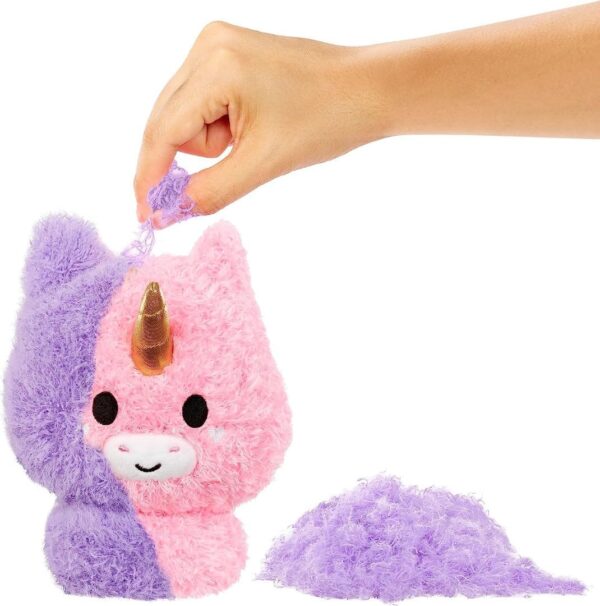 Fluffie Stuffiez Small Collectible Plush - UNICORN - Suprise Reveal Unboxing with ASMR Fidget DIY Fur Pulling, Ultrasoft Fluff - Great for Kids Ages 4+ - Image 2