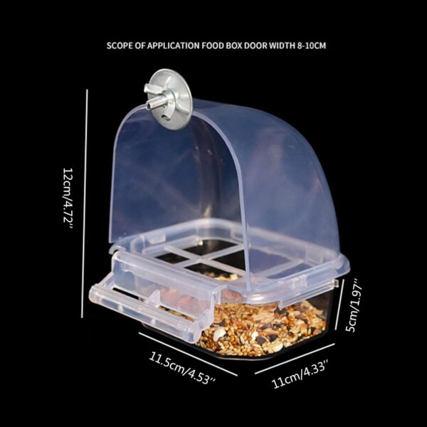 Bird Supplies Bird Cage Feeder Easy To Install Use And Clean Food Grade Bird Gift - Image 7